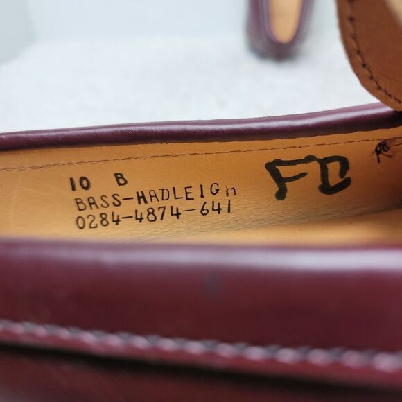 Chippewa Alec Eagle Womens penny loafer Size 10B Burgundy leather Upper Leather - Picture 8 of 11